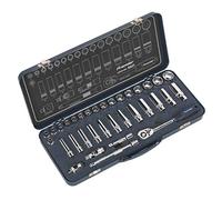 Sealey AK27481 Premier Lock-On™ Socket Set 3/8"Sq Drive 34pc