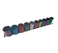 Sealey AK288 Multi-Coloured Socket Set 10Pc 1/2inSq Drive Walldrive® Metric