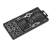 Sealey AK301 40 Piece Carbon Steel Tap and Split Die Set Metric