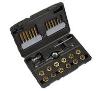 Sealey Ak3026 Titanium Coated Hexagonal Tap & Die Set 26Pc