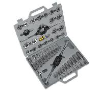 Sealey AK303 Metric Tap & Die Set 45pc Split Dies