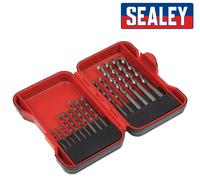 Sealey AK3715M 15pc Masonry Drill Bit Set - Tungsten Steel in Case 3-10mm