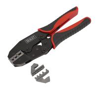 Sealey AK3857 Ratchet Crimping Tool Interchangeable Jaws