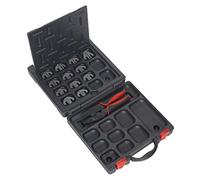 Sealey AK3858COMBO Ratchet Crimping Tool with Jaws and Storage Case