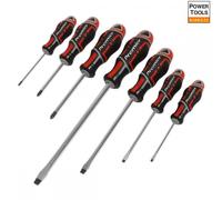 Sealey AK4321 Screwdriver Set 7Pc Gripmax® - Red