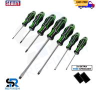 Sealey AK4321HV Premier 7 pc GripMAX® Screwdriver Set - +2x Spreaders