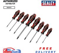 Sealey AK4323 8pc Security Torx Screwdriver Set GripMAX Red