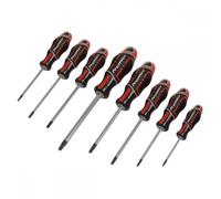 Sealey Screwdriver Set GripMAX® Security TRX-Star* 8pc Red AK4323