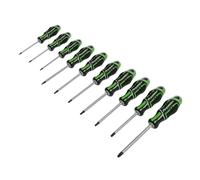 Sealey AK4324HV Premier GripMAX® TRX-Star Screwdriver Set 10pc - Hi-Vis Green