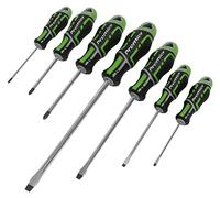 Sealey AK4325HV Screwdriver Set 7Pc Gripmax® - Hi-Vis Green