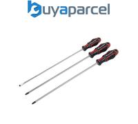 Sealey AK4372 Premier GripMAX® Extra-Long Screwdriver Set 3pc