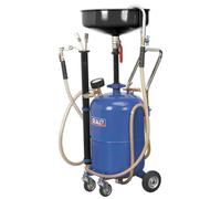 Sealey Mobile Oil Drainer with Probes 35L Air Discharge