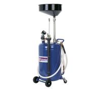 Sealey AK459DX Mobile Oil Drainer With Probes 90L Air Discharge