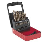 Sealey AK4701 HSS Cobalt Fully Ground Drill Bit Set 19pc