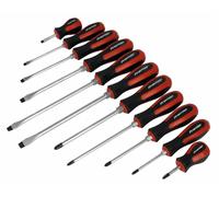 Sealey AK4933 Screwdriver Set 11pc Hammer-Thru