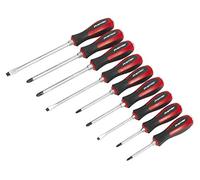 Sealey Ak4934 Screwdriver Set 9Pc Hammer-Thru