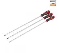 Sealey Ak4935 Screwdriver Set 3Pc Hammer-Thru 450Mm