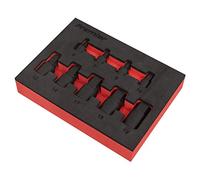Low Profile Impact Hex Socket Bit Set 1/4" & 3/8" Sq Drive 9pc - Metric
