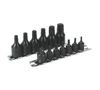 Sealey AK5584 Premier TRX-Star Socket Bit Set 1/4" & 3/8"Sq Drive 13pc