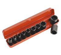Sealey Ak56/11M Impact Socket Set 10Pc 1/2Sq Drive Metric
