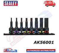 Sealey AK56001 8 Piece 1/2" Drive Hex Impact Bit Socket - 17mm Set