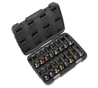 Sealey Ak56005 Premier Hex & Trx-Star Impact Socket Bit Set 1/2"sq Drive 16Pc