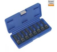 Sealey AK5602 Impact Trx-Star Socket Bit Set 8Pc 1/2inSq Drive