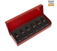 Sealey AK5607 Impact Trx-Star Socket Bit Set 6Pc 1/2inSq Drive