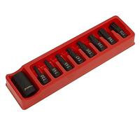 Sealey 8 Piece 1/2" Drive Impact Torx Socket Bit Set 1/2"