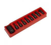 Sealey 8 Piece 1/2" Drive Impact Torx Socket Bit Set 1/2"