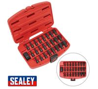 Sealey Impact TRX-Star*/Hex/Spline Bit Set 25pc 1/2" Sq Drive