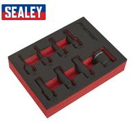 Sealey Impact Hex Socket Bit Set AK5620 8pc 3/8" Sq Drive