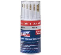 Sealey AK5701 HSS Titanium Drill Bit Set 11pc