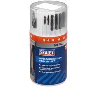 SS Sealey AK5711 Combination Drill Bit Set 18pc