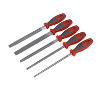 Sealey 5 PIECE Engineers Half & Square Round, Flat, Three Square FILE SET AK573