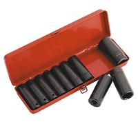 Sealey Impact Socket Set AK58/11M 1/2in Drive 10 Piece Deep Metric