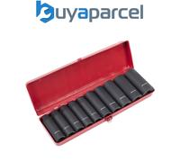 Sealey 11 Piece 1/2" Drive Deep Hexagon Impact Socket Set 1/2"