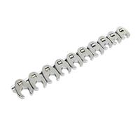 Sealey Ak598 Crow's Foot Spanner Set 10Pc 3/8Sq Drive - Metric
