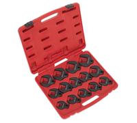 Sealey AK59831 Crow's Foot Spanner Set 14pc 1/2"Sq Drive Metric