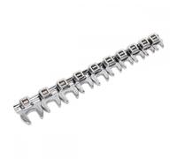 Sealey Ak5989 Crow'S Foot Open End Spanner Set 10Pc 3/8Sq Drive Metric