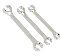 Sealey Ak600 Flare Nut Spanner Set 3Pc Metric