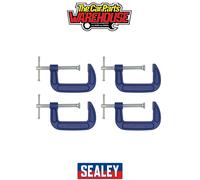 Sealey G‑Clamp AK60034 75mm – Pack of 4