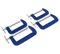 Sealey AK6006SET G-Clamp Set 150Mm & 200Mm 4Pc
