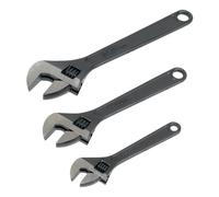 Sealey AK607 Adjustable Wrench Set 3Pc