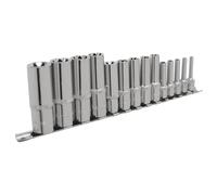 Sealey Socket Set TRX-Star 14pc Deep Female 1/4, 3/8, 1/2in Drive E4-E24 AK6114