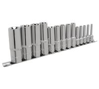 Sealey 14 Piece Combination Drive Deep Torx Socket Set Combination