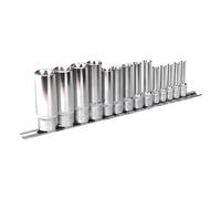 Sealey AK6114 TRX-Star* Socket Set 14pc Deep 1/4", 3/8" & 1/2"Sq D...