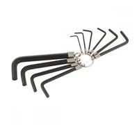 Hex Key Set on Ring 10pc Metric