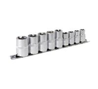 Sealey AK617 Trx-Star* Socket Set 9Pc 3/8in & 1/2inSq Drive E10-E14 & E16-E24