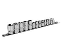 Sealey Socket Set AK618 TRX-Star – 14pc 1/4, 3/8 & 1/2 Sq Drive E4–E24
